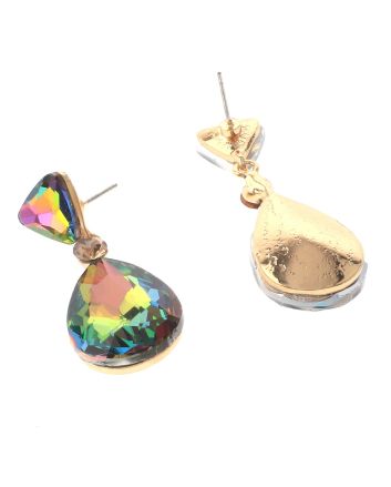 Crystal Drop Post Earrings