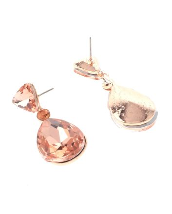 Crystal Drop Post Earrings