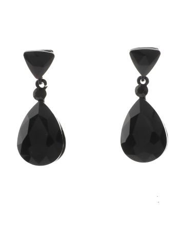 Crystal Drop Post Earrings