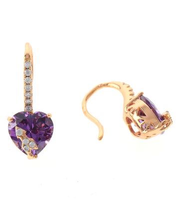 Cubic Zirconia Hook Earrings