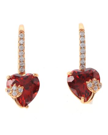 Cubic Zirconia Hook Earrings