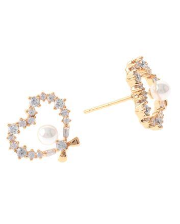 Cubic Zirconia Post Earrings