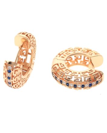 Cubic Zirconia Hoop Earrings