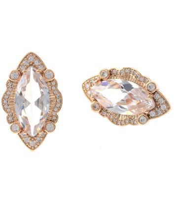 Cubic Zirconia Hoop Earrings