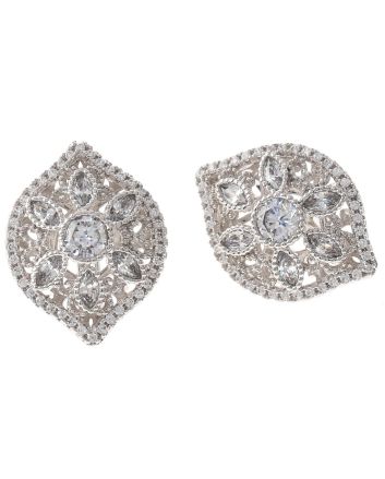 Cubic Zirconia Hoop Earrings