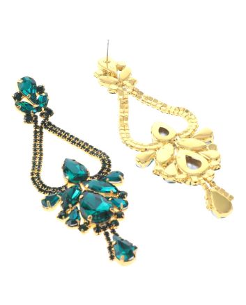 Large Chandelier Rhinestone Earring