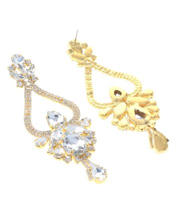 Large Chandelier Rhinestone Earring