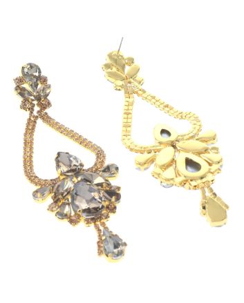 Large Chandelier Rhinestone Earring