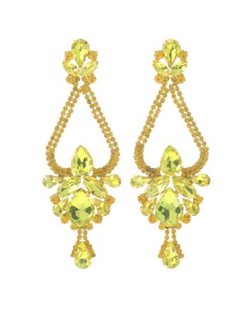 Large Chandelier Rhinestone Earring