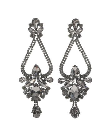 Large Chandelier Rhinestone Earring