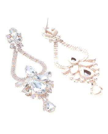 Large Chandelier Rhinestone Earring
