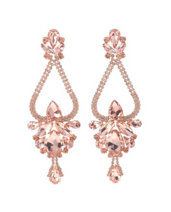 Large Chandelier Rhinestone Earring