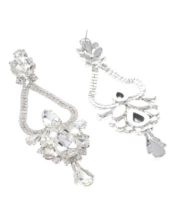 Large Chandelier Rhinestone Earring