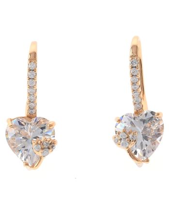 Cubic Zirconia Hook Earrings