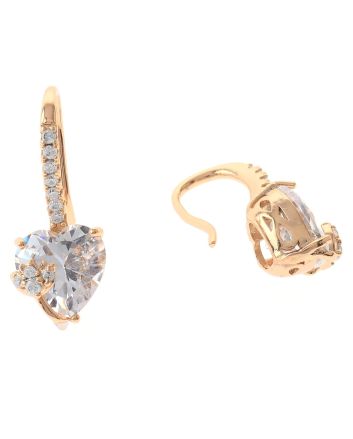 Cubic Zirconia Hook Earrings