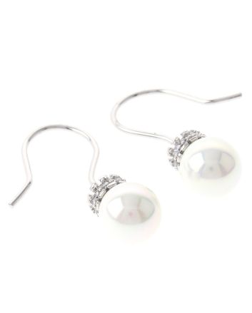 Cubic Zirconia Hook Earrings
