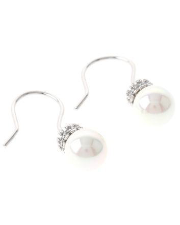 Cubic Zirconia Hook Earrings