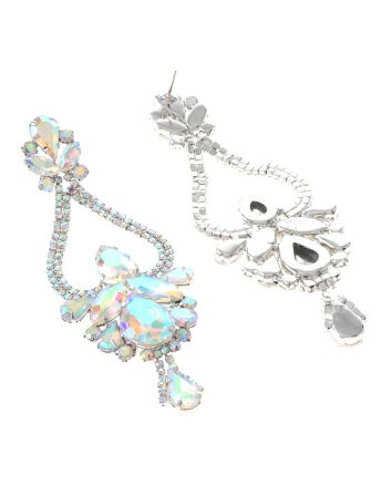 Large Chandelier Rhinestone Earring