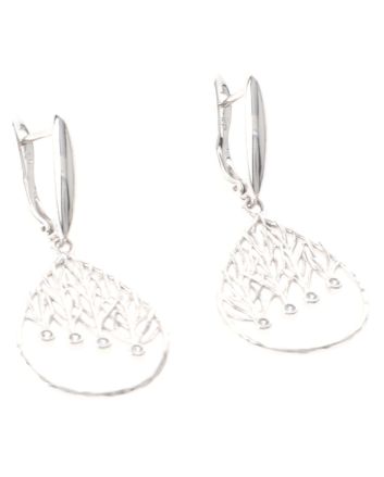 Cubic Zirconia Hoop Earrings