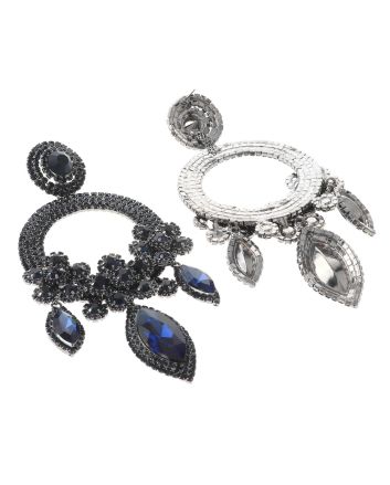 Large Rhinestone Chandelier Earrings