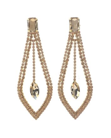 Rhinestone Post Earrings