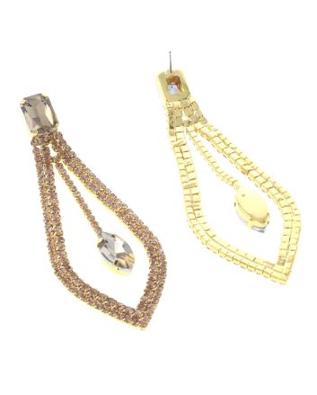 Rhinestone Post Earrings