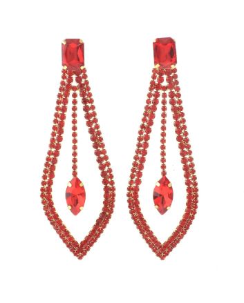 Rhinestone Post Earrings