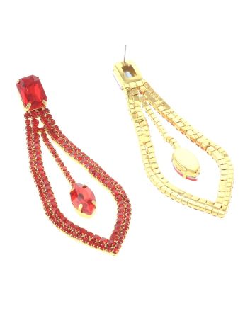 Rhinestone Post Earrings
