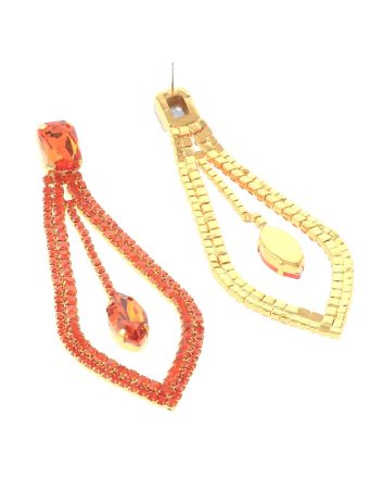 Rhinestone Post Earrings
