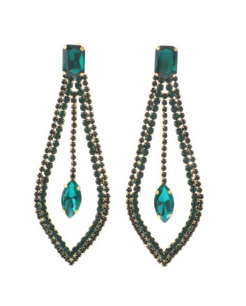 Rhinestone Post Earrings