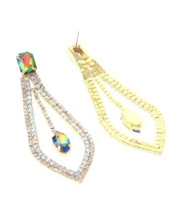 Rhinestone Post Earrings