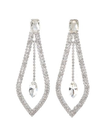 Rhinestone Post Earrings