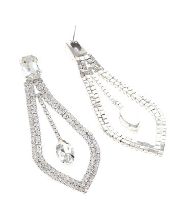 Rhinestone Post Earrings