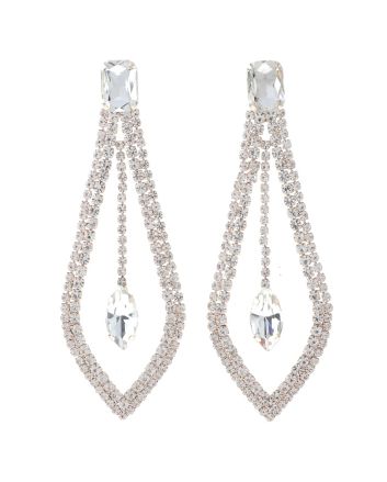 Rhinestone Post Earrings