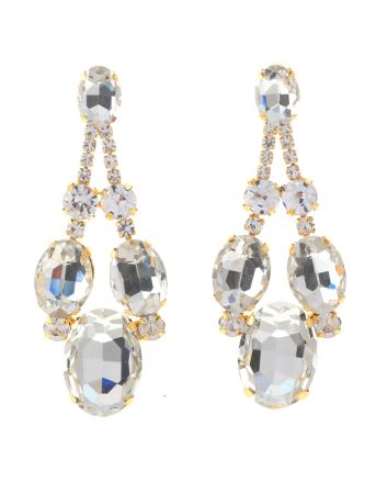 Crystal Post Earrings
