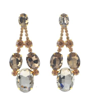 Crystal Post Earrings