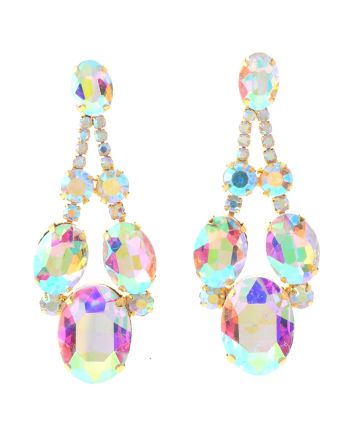 Crystal Post Earrings