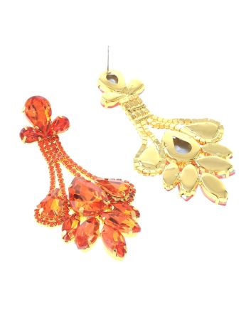 Rhinestone Post Earrings