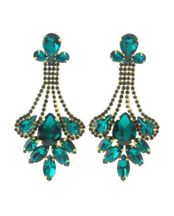 Rhinestone Post Earrings