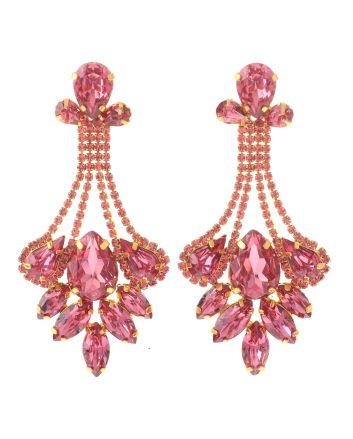 Rhinestone Post Earrings