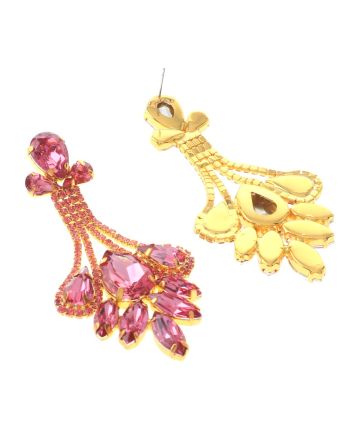Rhinestone Post Earrings