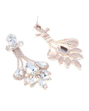 Rhinestone Post Earrings