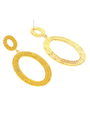 Rhinestone Post Earrings