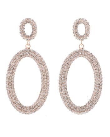 Rhinestone Post Earrings