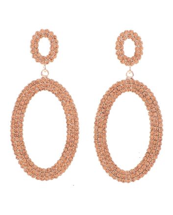 Rhinestone Post Earrings