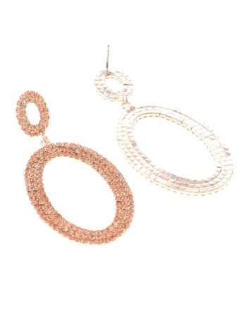 Rhinestone Post Earrings