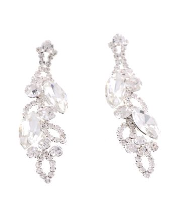 Crystal Rhinestone Post Earrings