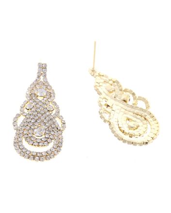 Rhinestone Post Earrings