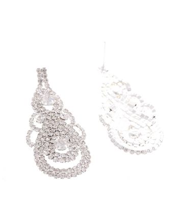 Rhinestone Post Earrings