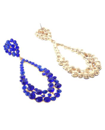 Crystal Rhinestone Post Earrings